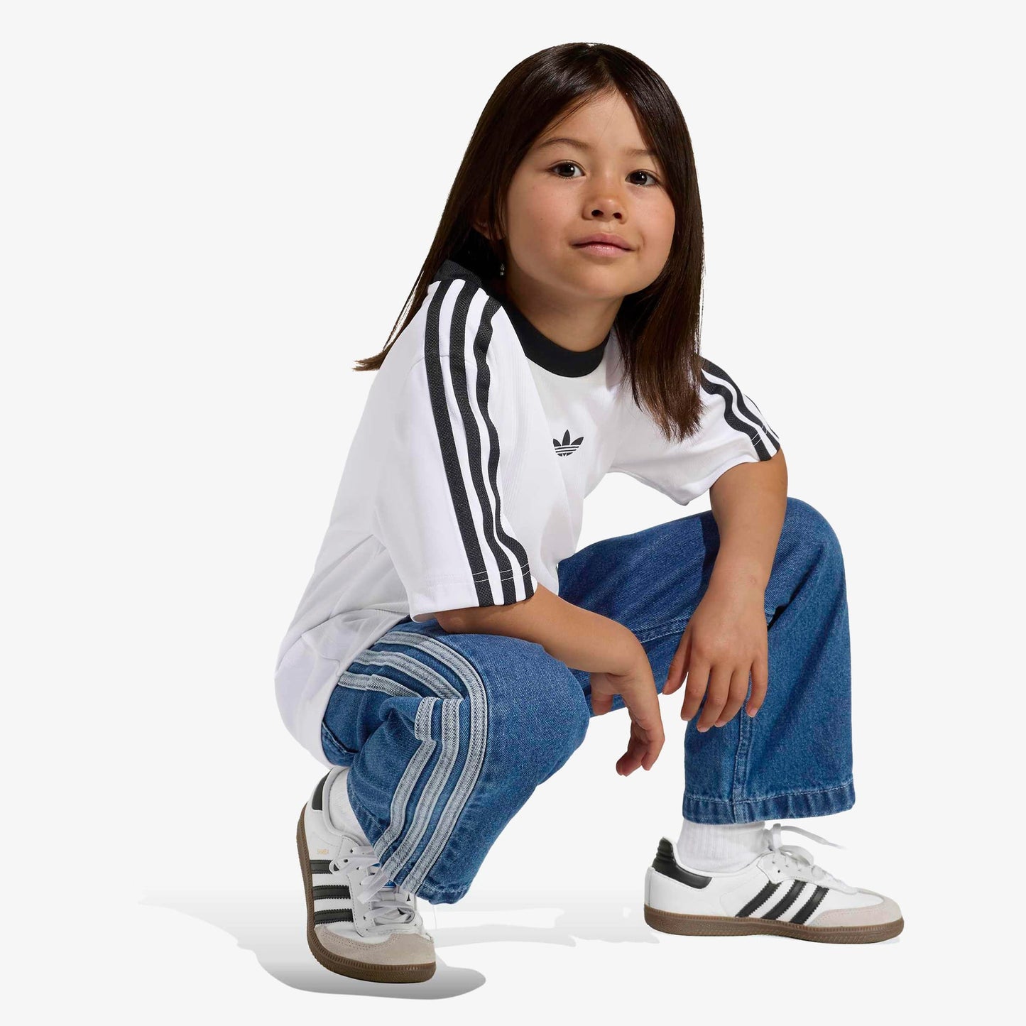 Adidas Firebird Denim Çocuk Mavi Pantolon