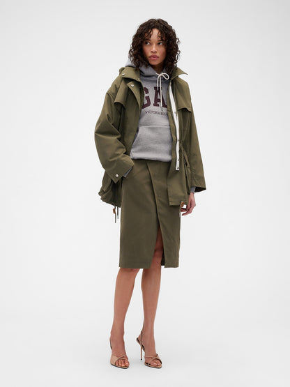 Haki Gap × Victoria Beckham Kargo Etek