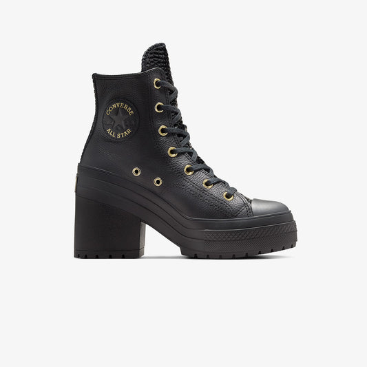 Converse Chuck 70 De Luxe Heel Unisex Kahverengi Deri Platform Sneaker