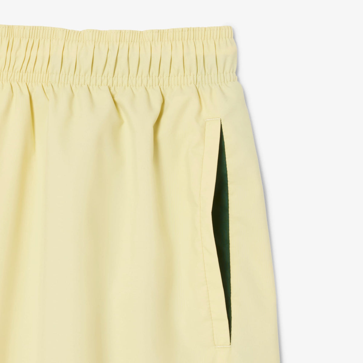 Lacoste Regular Fit Erkek Sarı Deniz Şortu
