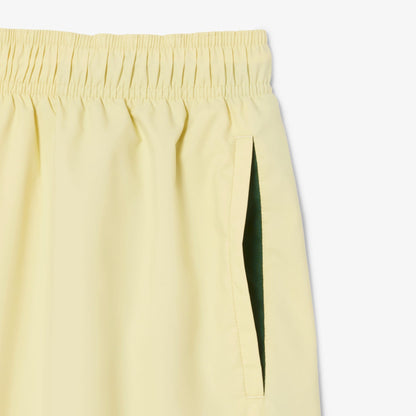 Lacoste Regular Fit Erkek Sarı Deniz Şortu