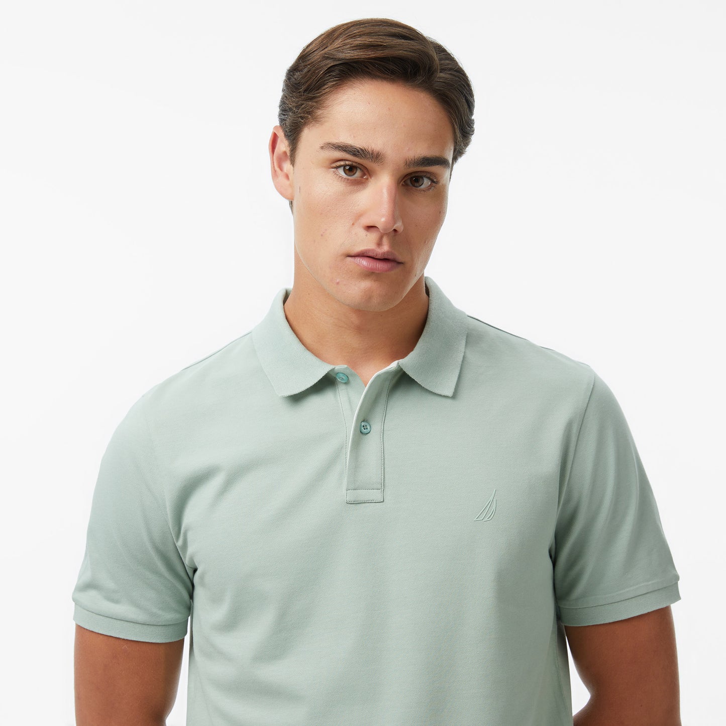 Nautica Erkek Yeşil Regular Fit Polo Yaka T-shirt