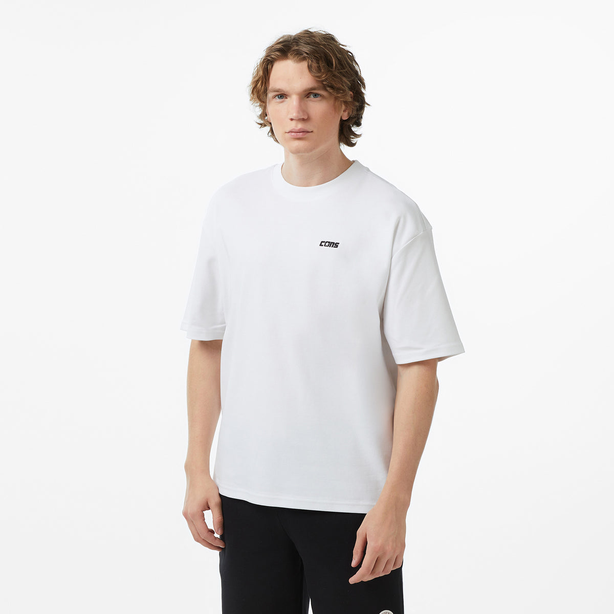 Converse Regular Fit Erkek Beyaz T-shirt