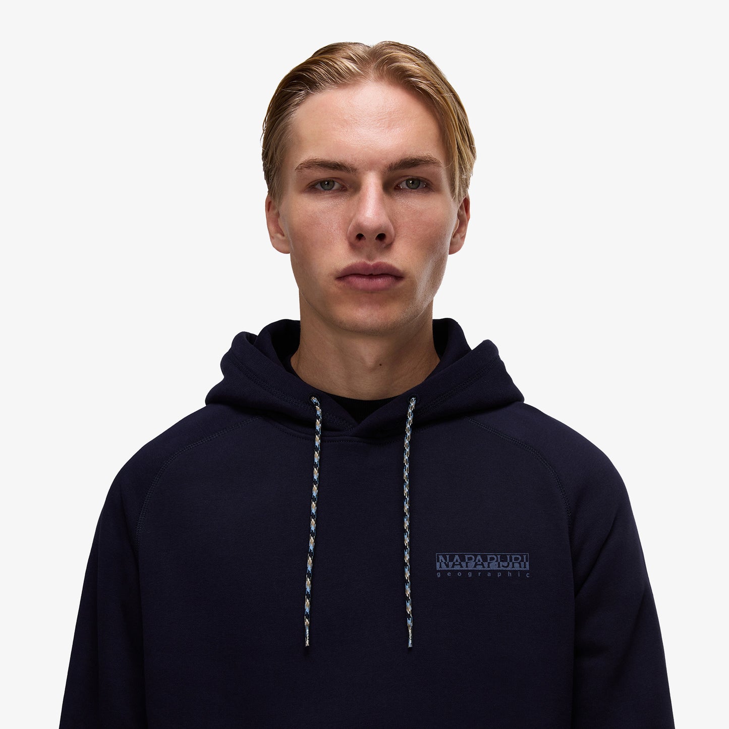 Napapijri B-back Graphic Erkek Mavi Sweatshirt