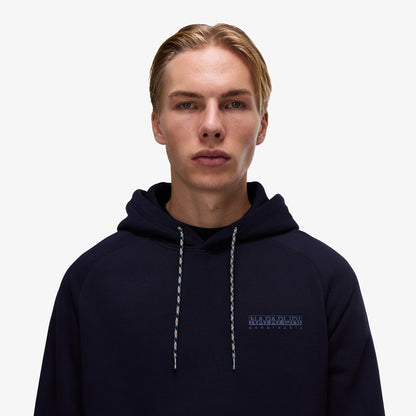 Napapijri B-back Graphic Erkek Mavi Sweatshirt