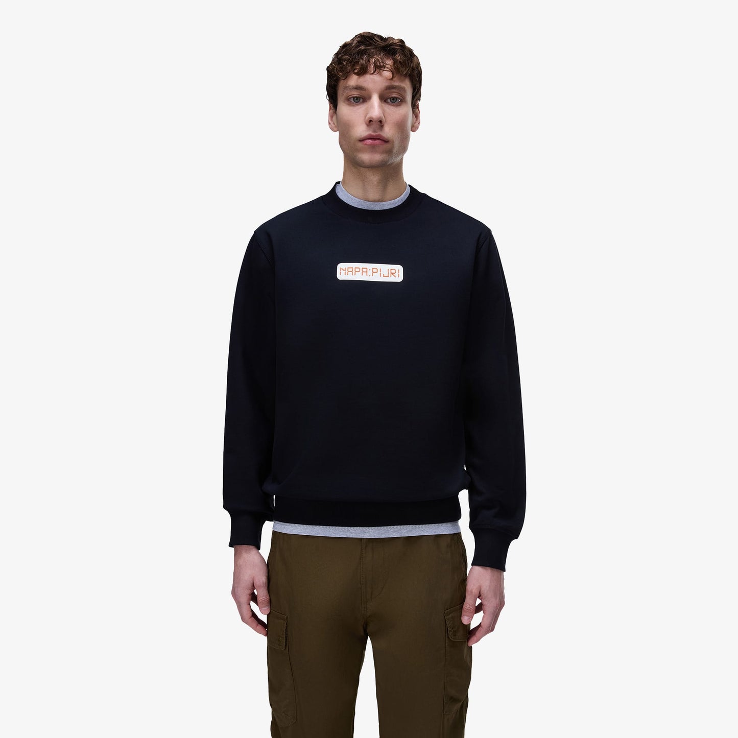 Napapijri B-sol C Erkek Siyah Sweatshirt
