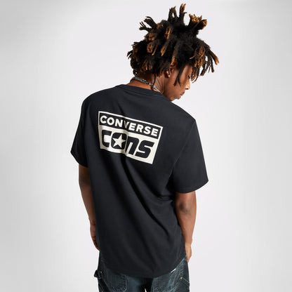 Converse Cons Graphic Erkek Siyah T-shirt