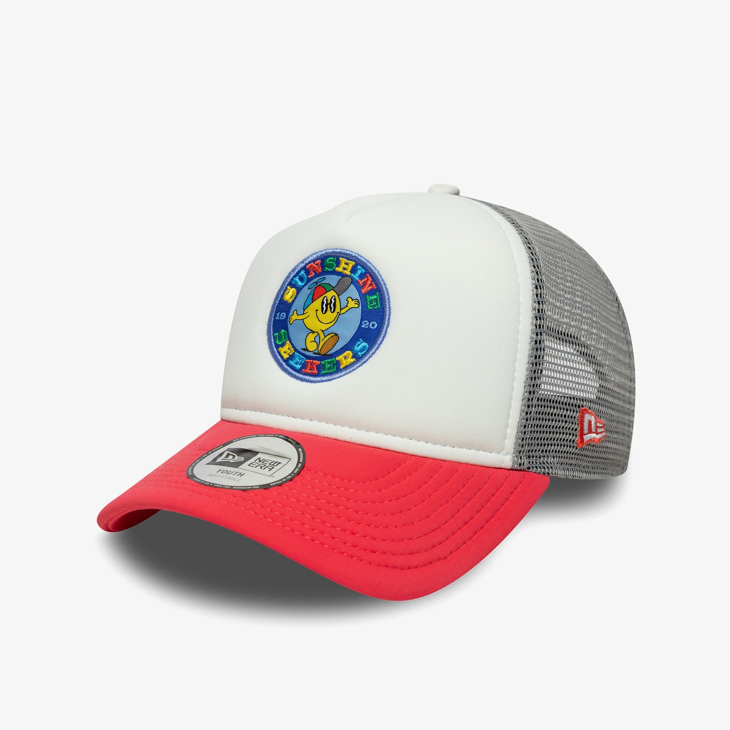 New Era Multi Patch Trucker Neyyan Çocuk Beyaz Şapka