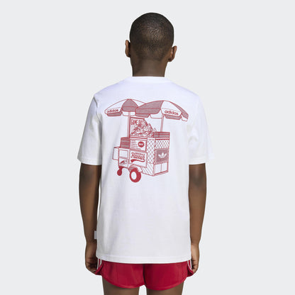 Adidas Loose Çocuk Beyaz T-shirt