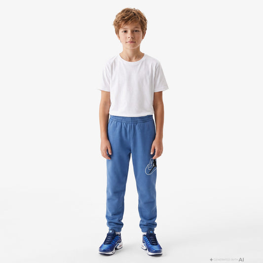 Jordan Mj Jumpman Air Fleece Jogger Çocuk Mavi Eşofman Altı