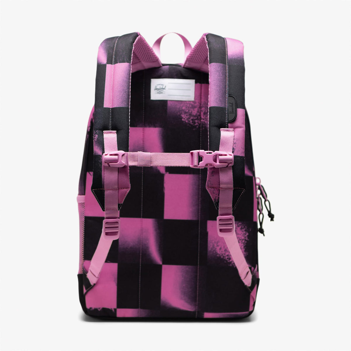 Herschel Heritage Checkered Çocuk Siyah/pembe Sırt Çantası