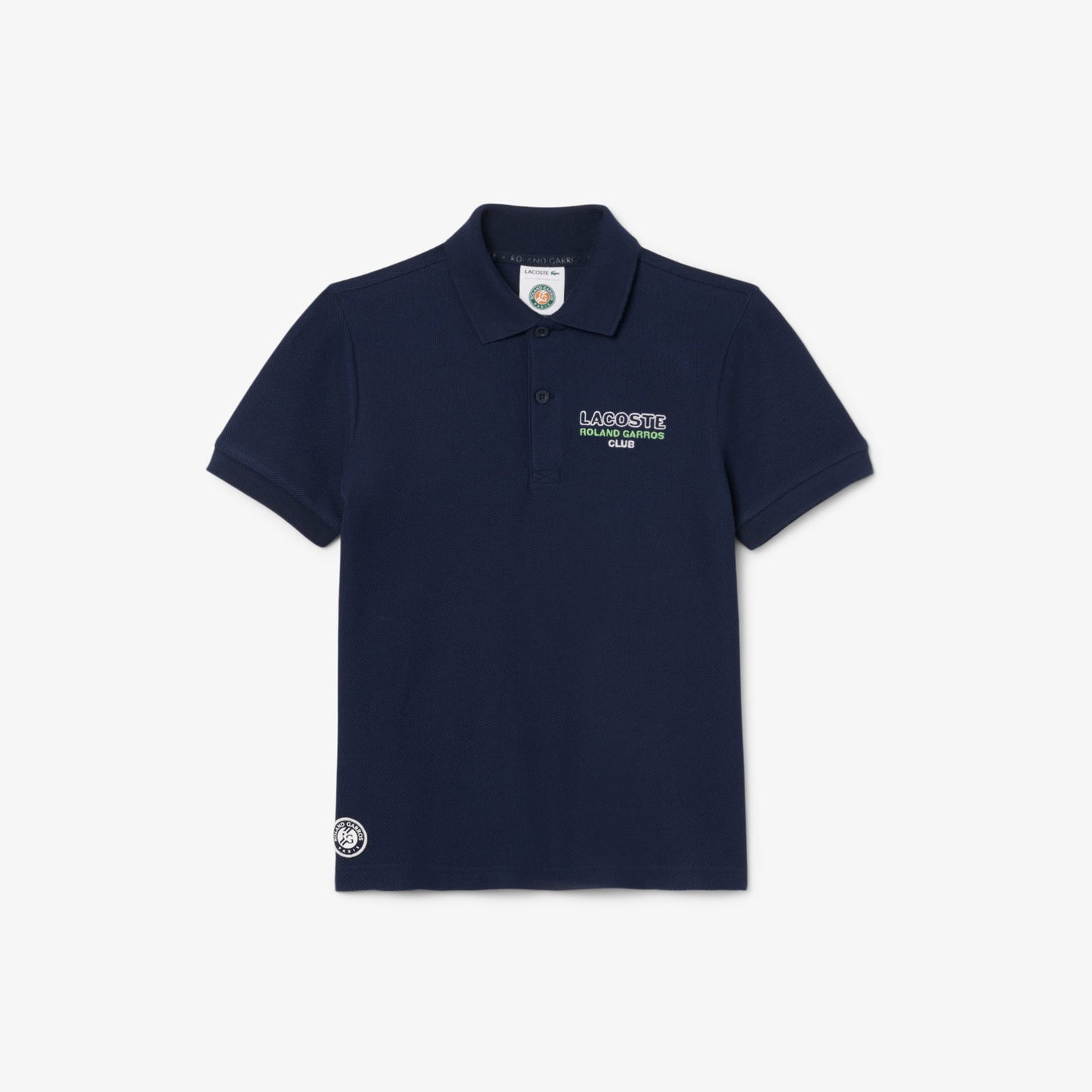 Lacoste Rolland Garros Çocuk Baskılı Lacivert Polo
