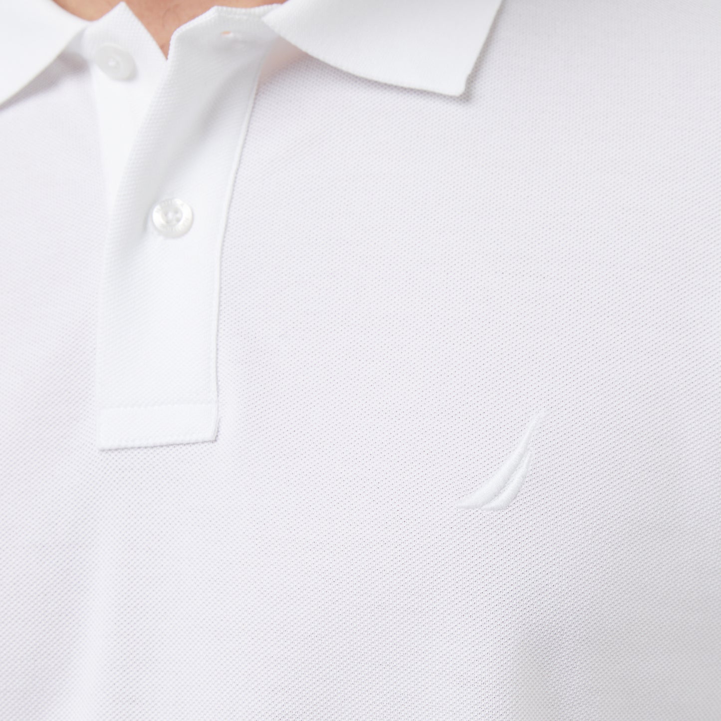 Nautica Erkek Beyaz Regular Fit Polo Yaka T-shirt