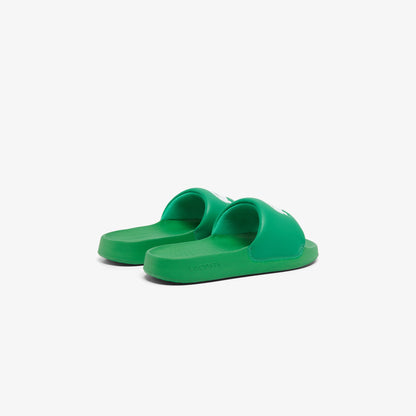 Lacoste Serve Slide 1.0 Çocuk Yeşil Terlik
