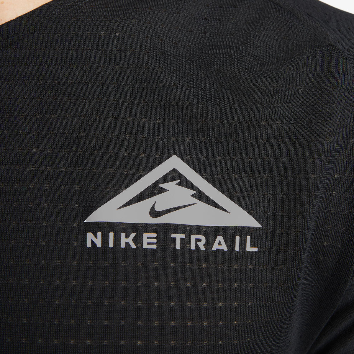 Nike Dri-fıt Solar Chase Ss Top Erkek Siyah Koşu T-shirt