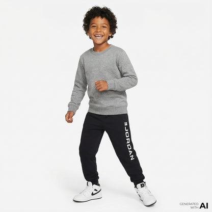 Jordan Essential Fleece Pullover Çocuk Siyah Eşofman Altı