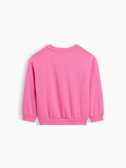 Pembe Hello Kitty Logo Sweatshirt