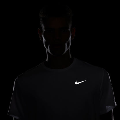 Nike Miler Erkek Beyaz Koşu T-shirt