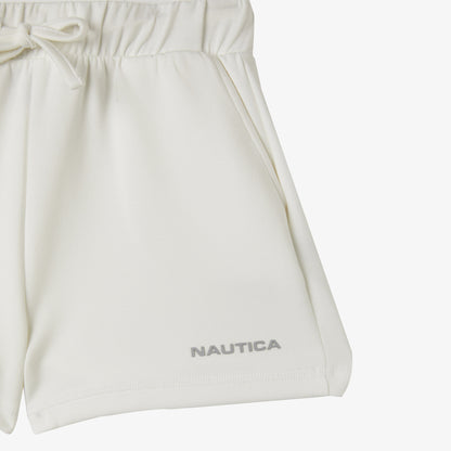 Nautica Kız Çocuk Beyaz Standart Fit Şort