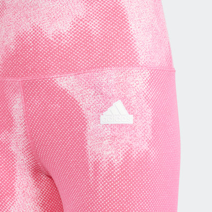 Adidas Sportswear Jg Fi Aop 7/8le Çocuk Pembe Tayt