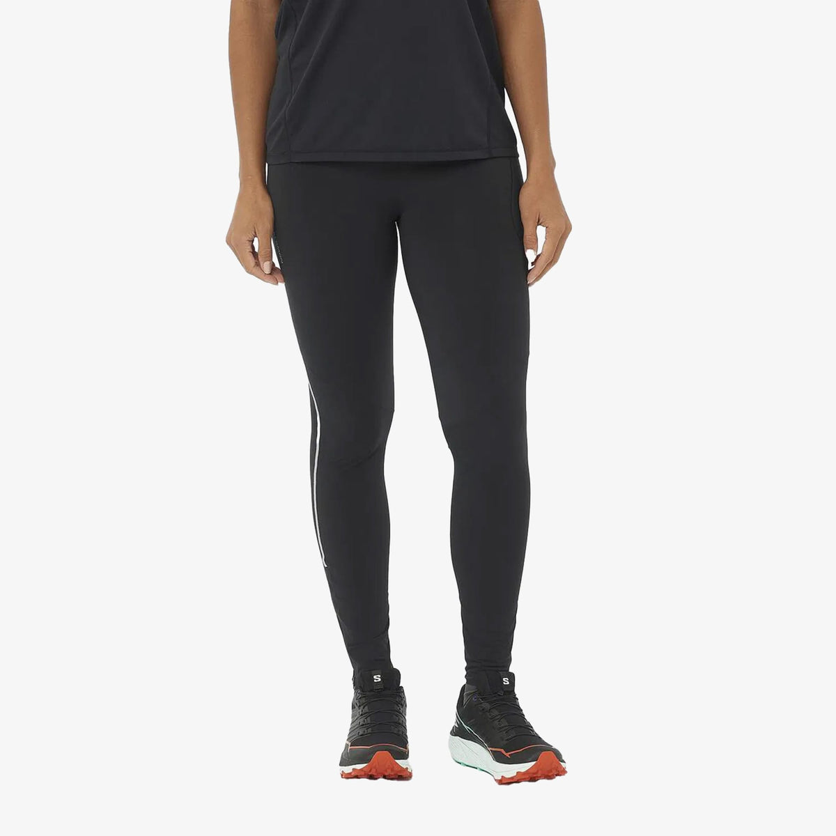 Salomon Sense Stow Tights Kadın Siyah Koşu Taytı
