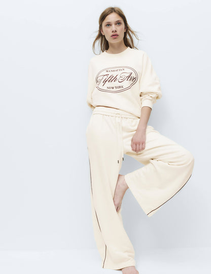 Pamuk Karışımlı Sweatshirt