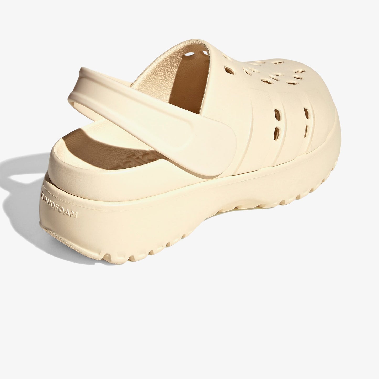 Adidas Adilette Clog Platform Unisex Beyaz Sandalet