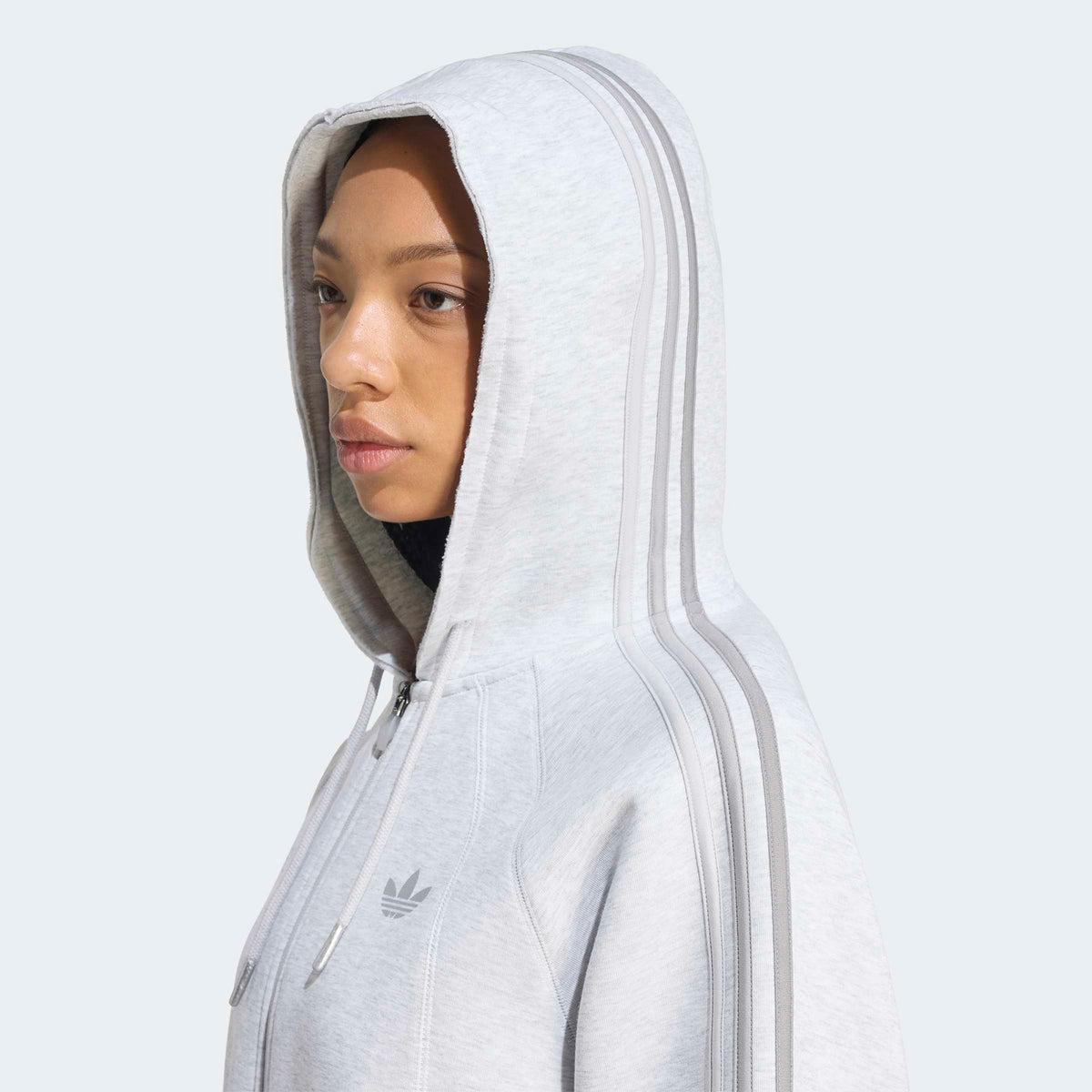 Adidas Superstar Track 2.0 C Hoody Kadın Gri Sweatshirt