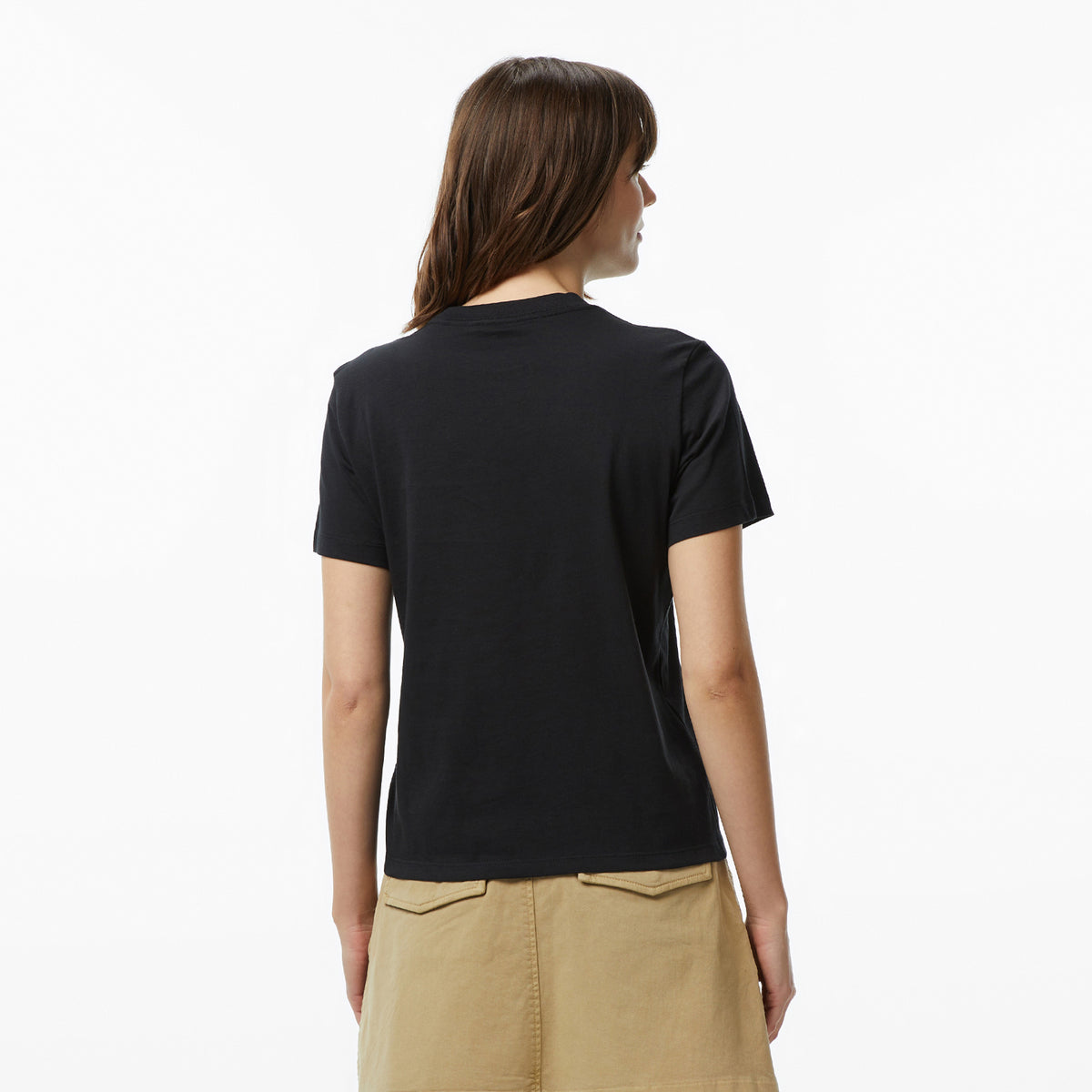 Calvin Klein Multi Logo Classic Kadın Siyah T-shirt