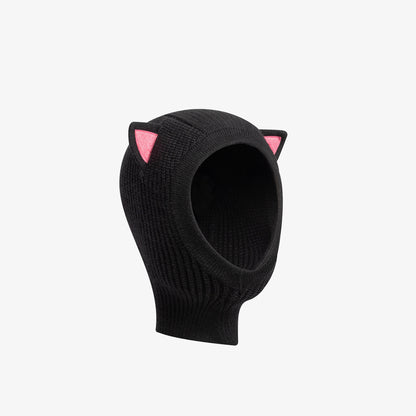 New Era Cat Ears Balaclava Çocuk Siyah Şapka