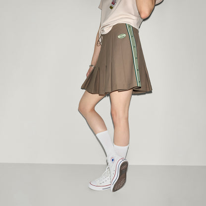 Converse Retro Kadın Pileli Siyah Etek