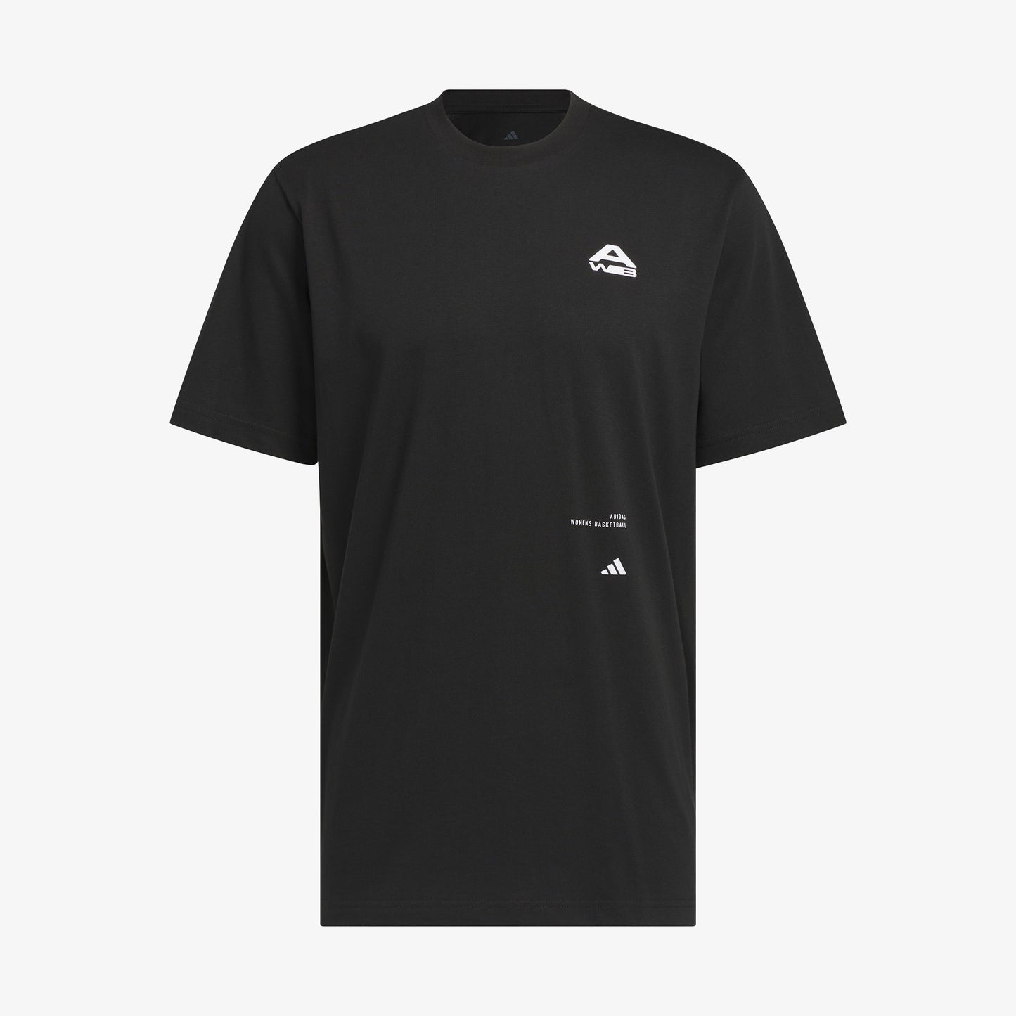 Adidas Basketbol Baskılı Erkek Siyah T-shirt