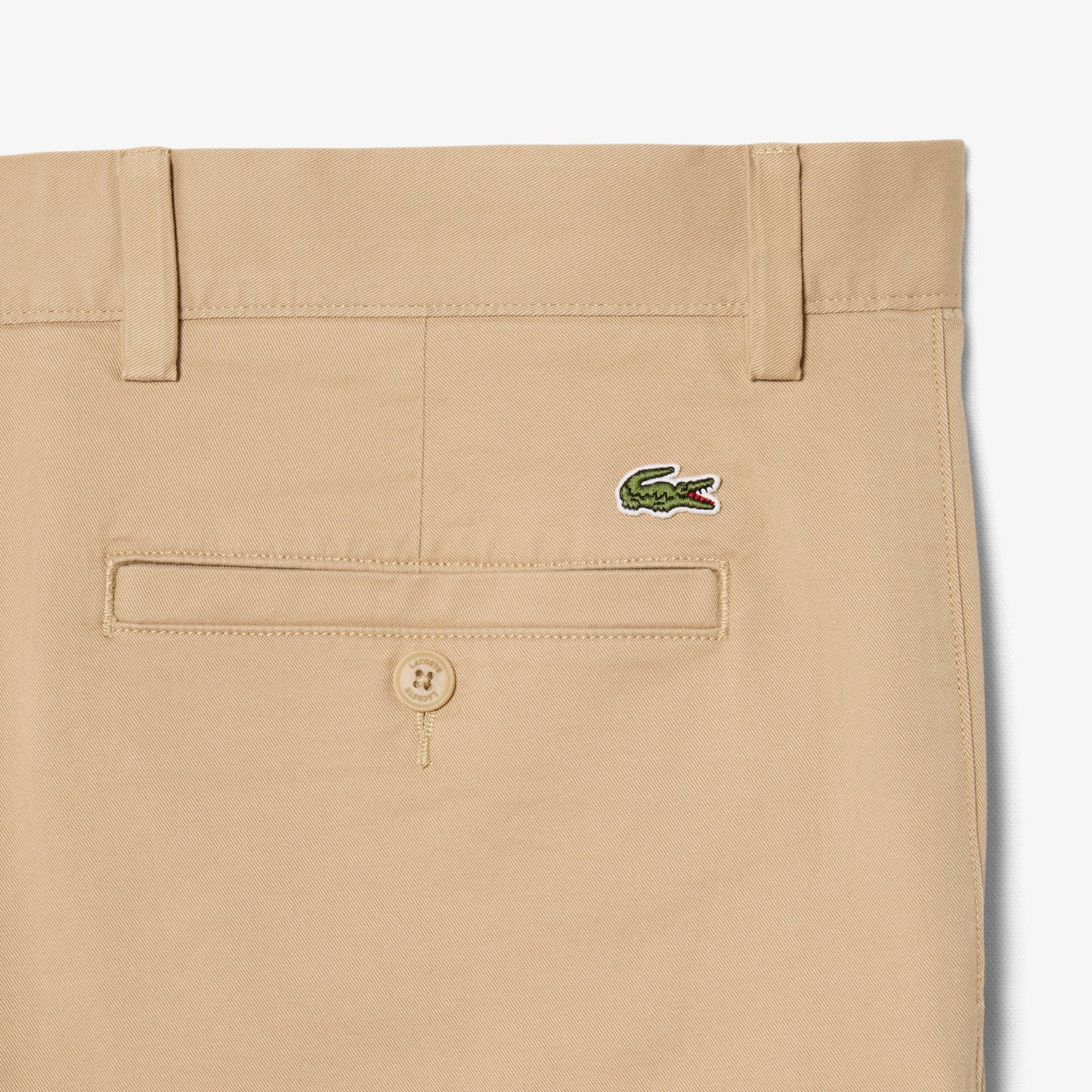Lacoste Erkek Slim Fit Bej Bermuda Şort