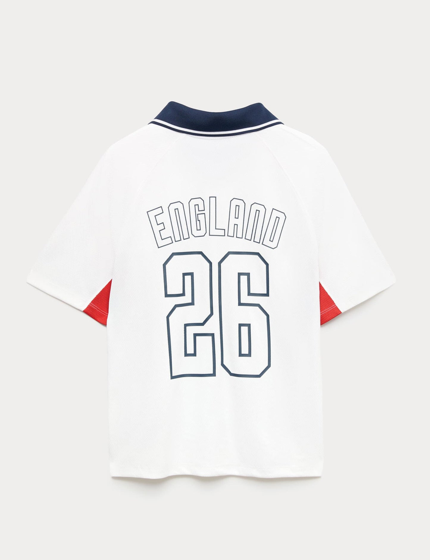Saf Pamuklu Fifa England Futbol Tişörtü