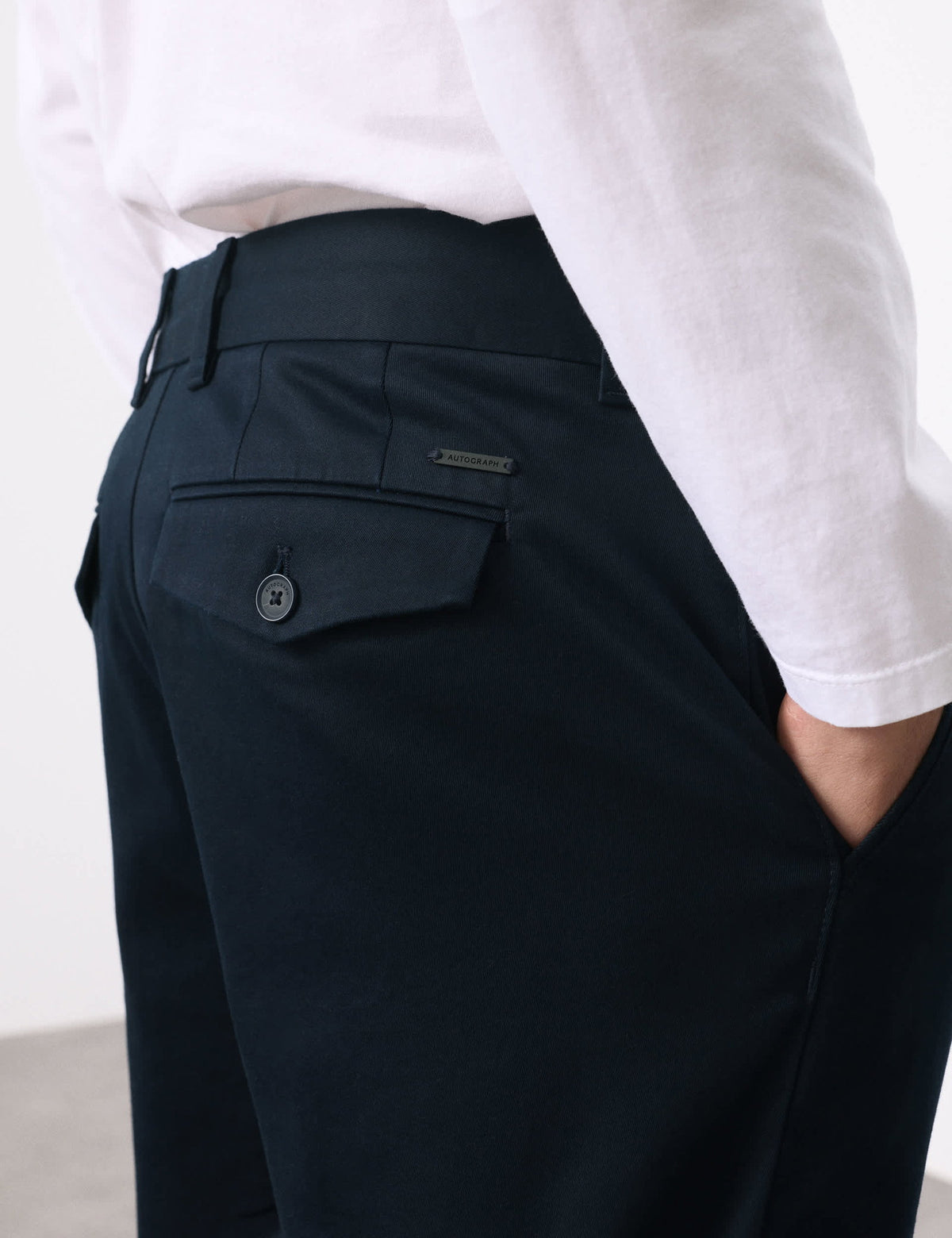Pamuk Karışımlı Slim Fit Pantolon
