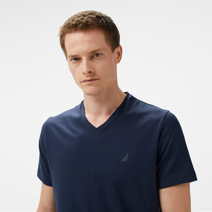 Nautica Erkek Lacivert Regular Fit T-shirt