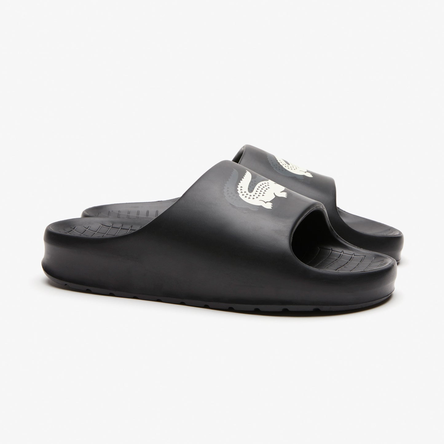 Lacoste Croco Erkek Siyah Terlik