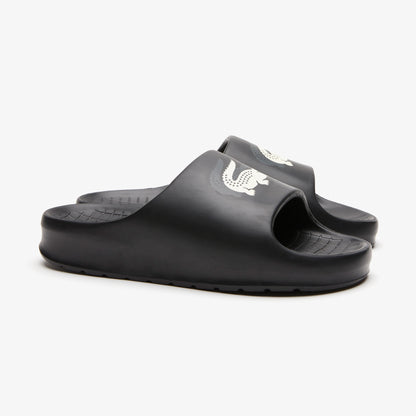 Lacoste Croco Erkek Siyah Terlik