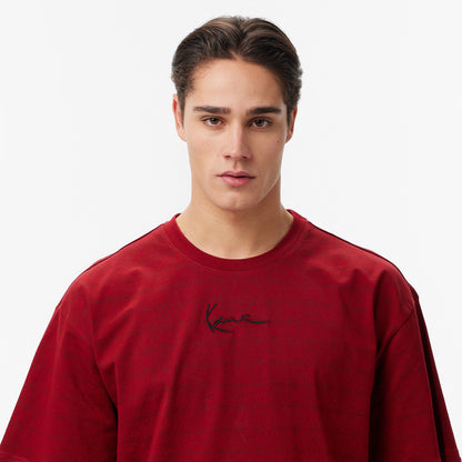 Karl Kani Aop Signature Erkek Kırmızı T-shirt