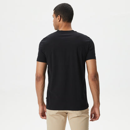 Nautica Erkek Siyah Standart Fit T-shirt