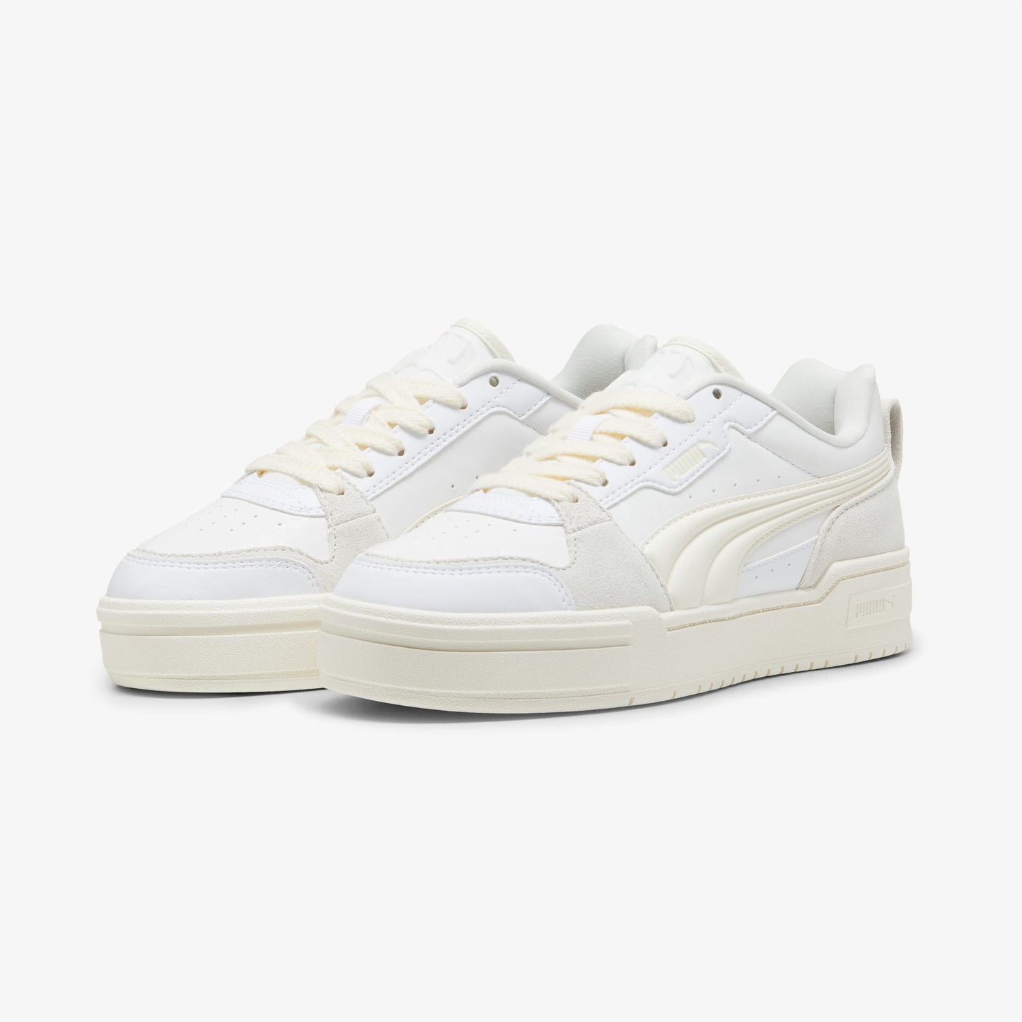 Puma Ca Pro Lux Iii Winter Volume Kadın Krem Spor Ayakkabı