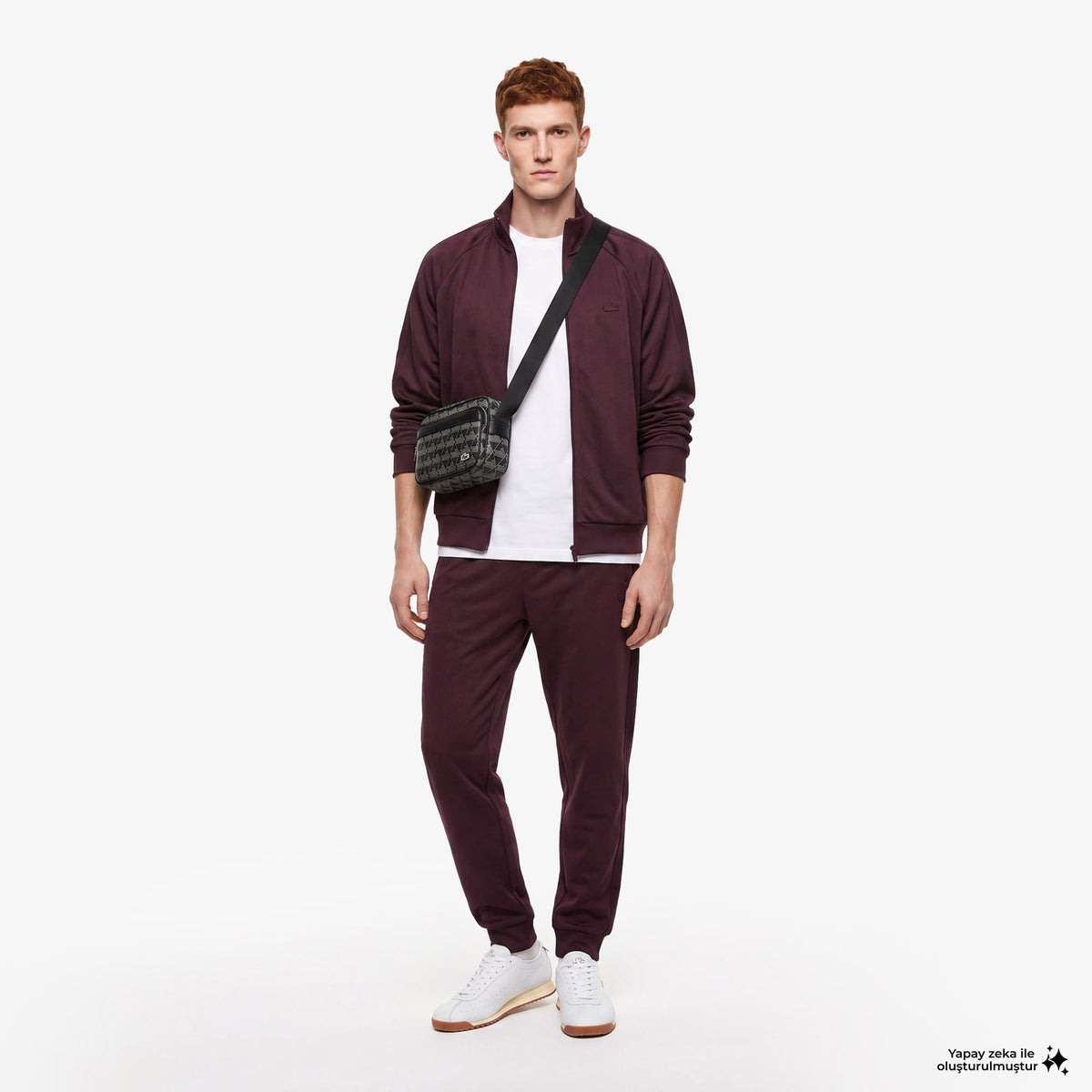Lacoste Regular Fit Erkek Bordo Eşofman Altı