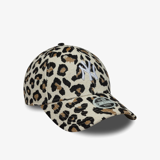 New Era Leopard Mid 9forty Neyyan Kadın Bej Şapka