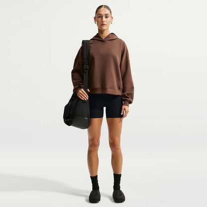 Nike Dfri-fit 24.7 Impossibly Soft Po Kadın Kahverengi Sweatshirt