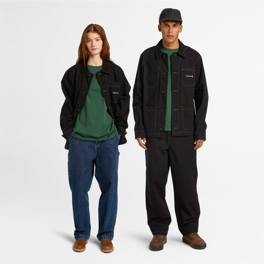 Timberland Chore Canvas Erkek Siyah T-shirt
