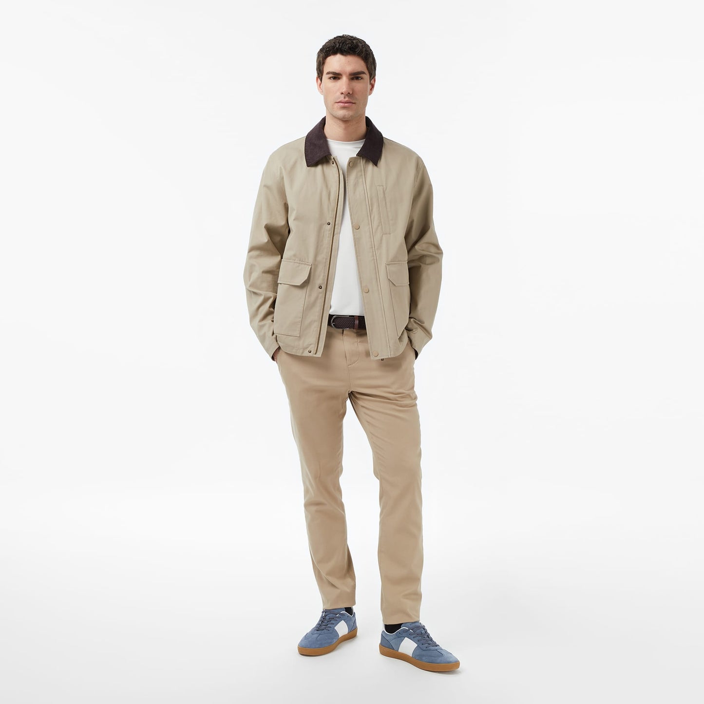 Nautica Erkek Bej Regular Fit Ceket