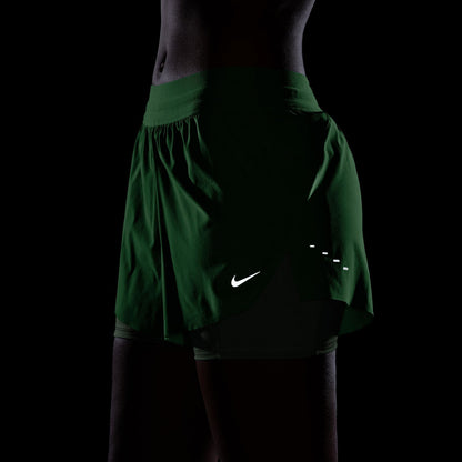 Nike Swift Df Mr 2n1 Kadın Yeşil Şort