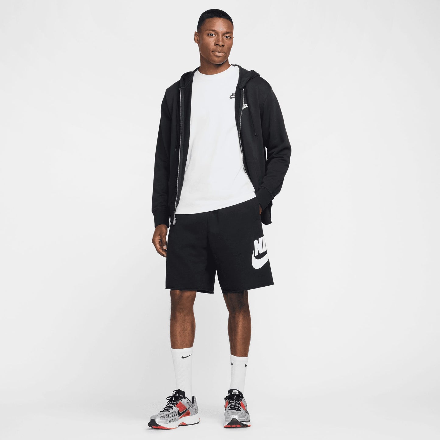 Nike Club Alumni Erkek Siyah Şort