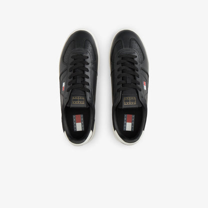 Tommy Hilfiger The Greenwich Edge Leather Erkek Siyah Spor Ayakkabı