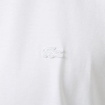 Lacoste Erkek Slim Fit Bisiklet Yaka Beyaz T-shirt